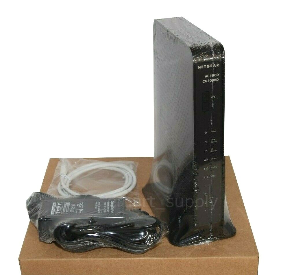 NETGEAR C6300BD AC1900 DOCSIS 3.0 Cable Modem WiFi Router Comcast Xfinity COX