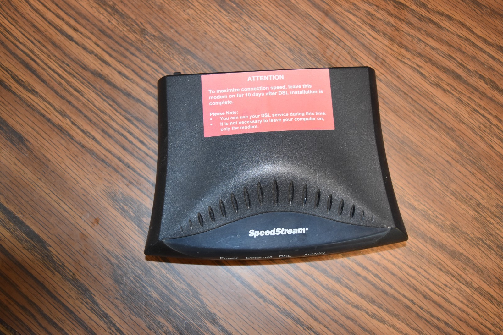 SpeedStream 5100 Ethernet ADSL Modem