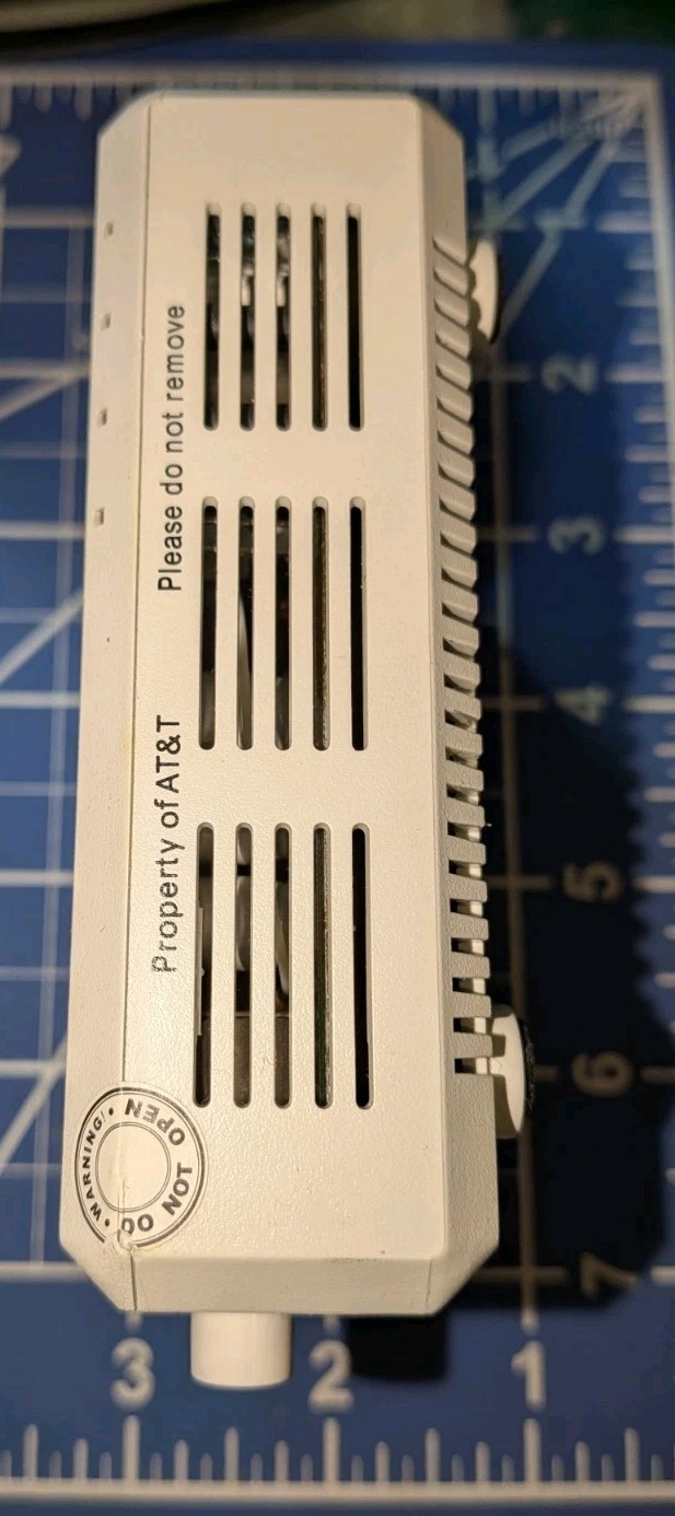 AT&T Alcatel ~ Intertek Fiber Optix Ethernet Network Terminal ONT MODEM G-010G-A