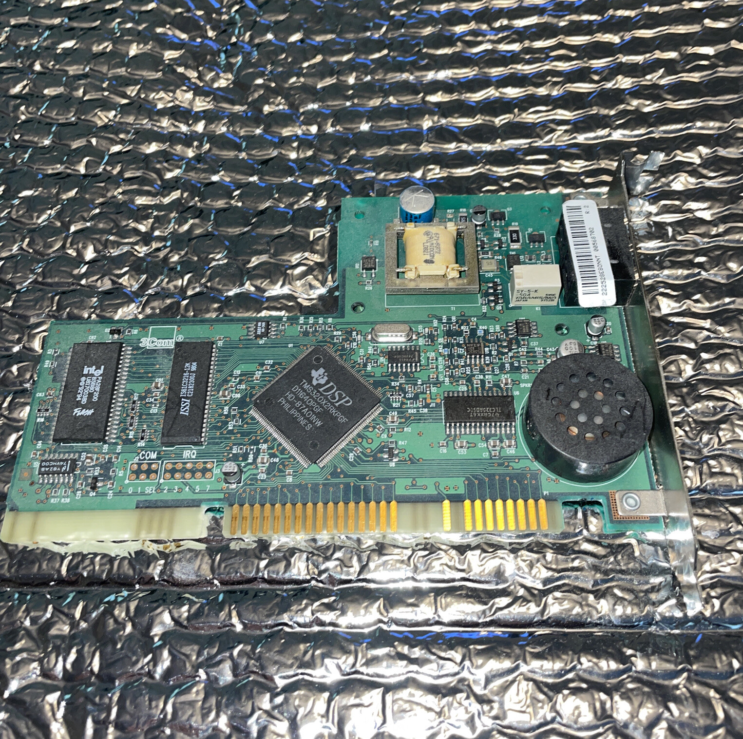 US Robotics 16-Bit ISA 56K Sportster Faxmodem V90 – 0584 – NO JUMPERS 005687-02