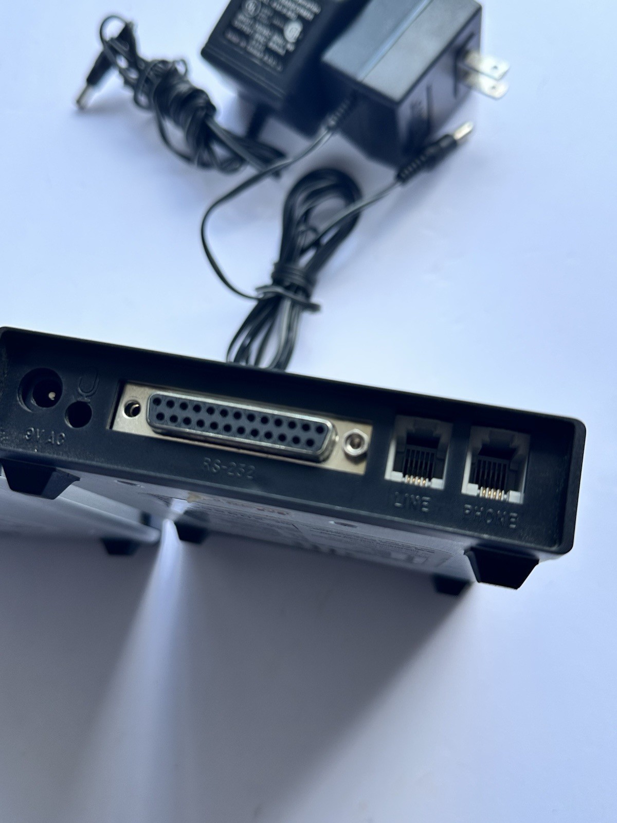 Lot of 2 SupraFAXModem 288 External Modems Mac Serial Cable PSU Tested