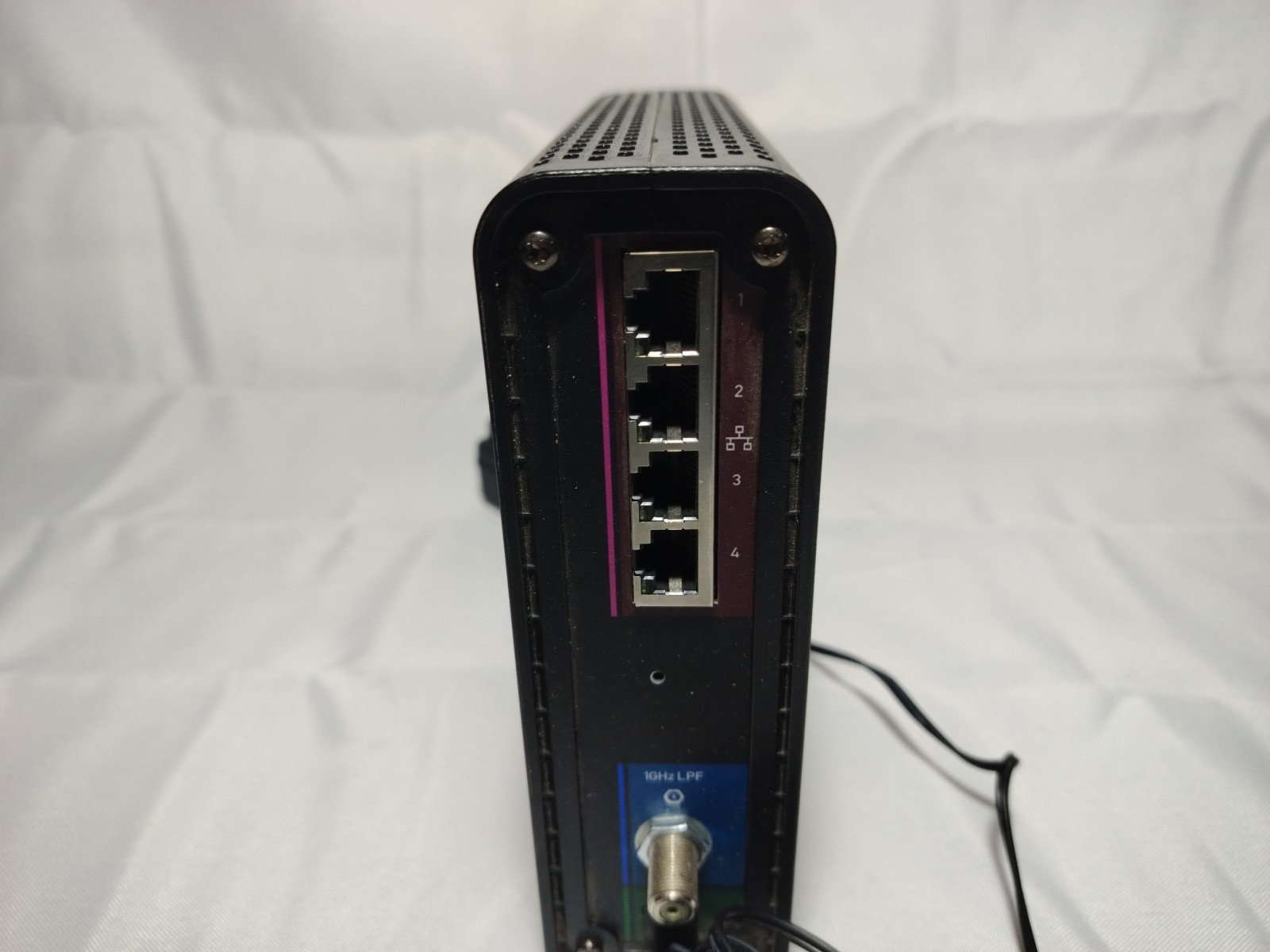 Motorola ARRIS SURFboard SBG6580 3.0 Cable Modem Wi-Fi Router w/Adapter Plug