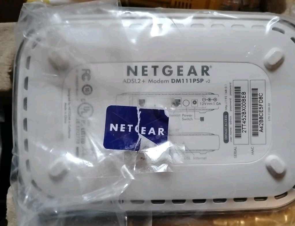 NETGEAR Broadband ADSL2+ Modem DM111PSP DSL Modem Tested