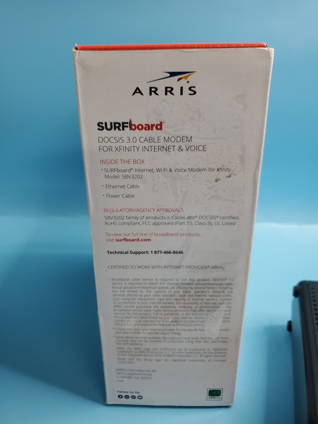 ARRIS SURFboard SBV3202 DOCSIS 3.0 Cable Modem Comcast Xfinity Internet & Voice