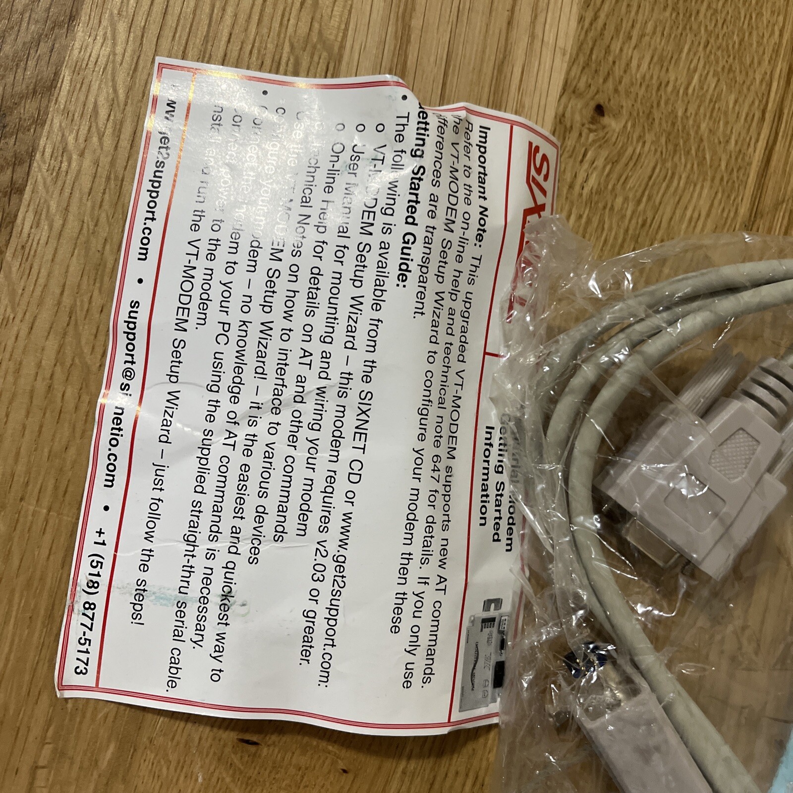 VT-MODEM-1US VTMODEM1US SIXNET INDUSTRIAL
