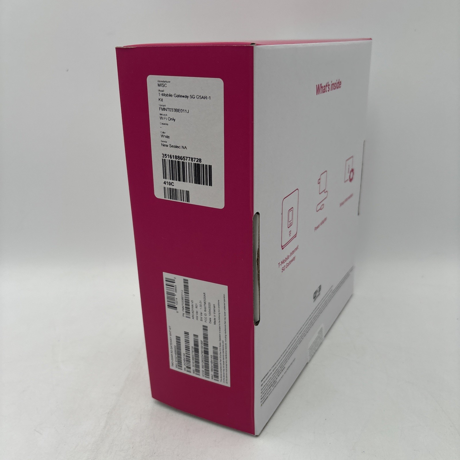 T-Mobile Gateway 5G – G5AR-1 Kit – White – – NEW In Box Free Shipping