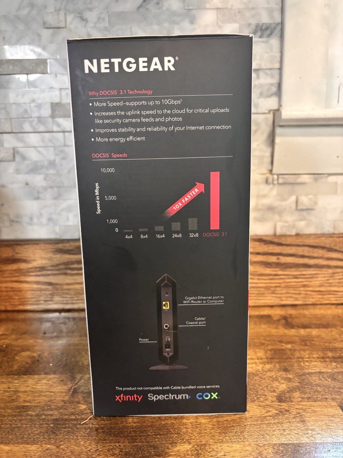 NETGEAR CM1000 DOCSIS 3.1 Cable Modem 1Gbps Ethernet Xfinity Spectrum New