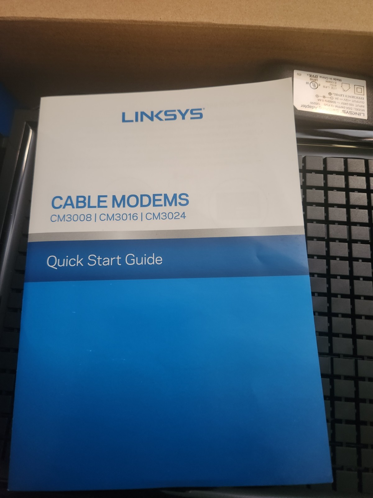 Linksys Docsis 3.0 16×4 Cable Modem Intel CM3016 New & Sealed