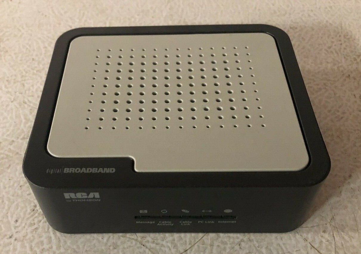 RCA Thomson DCM425 Digital Broadband Cable Modem No Power Cord-Used, Ships Free