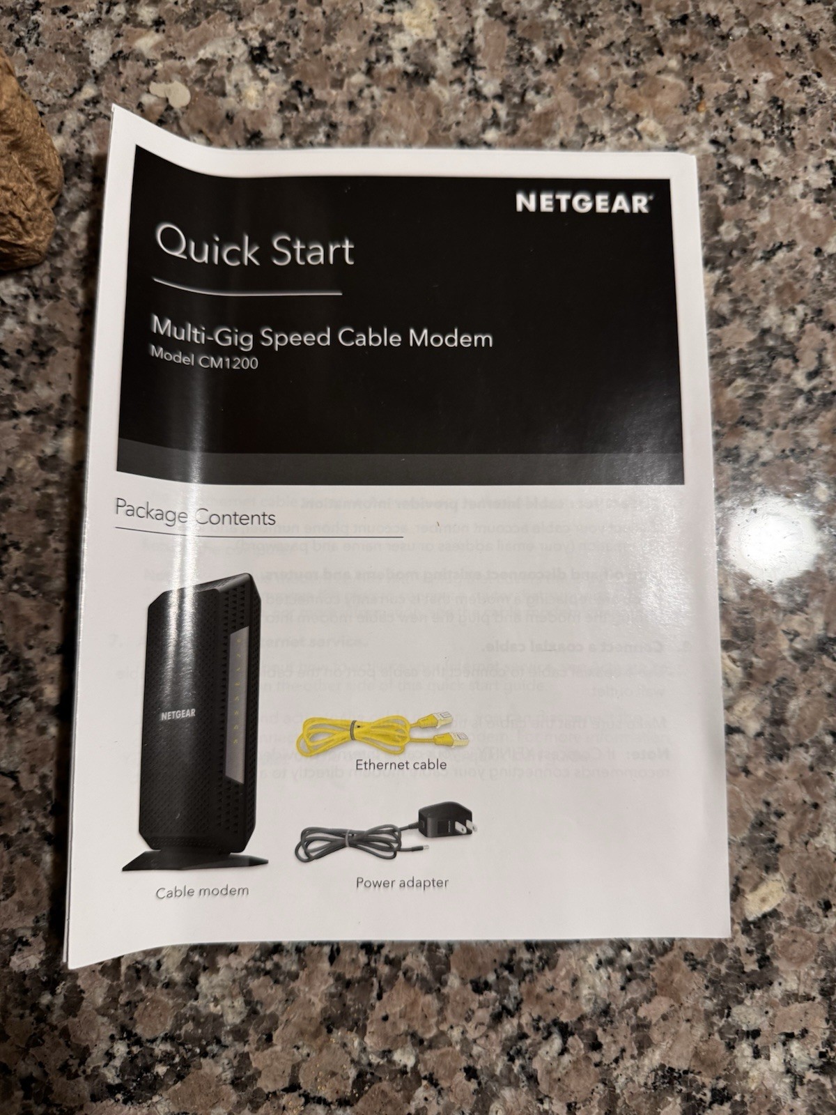 NETGEAR Nighthawk CM1200-100NAS DOCSIS 3.1 Cable Modem Free Ship!