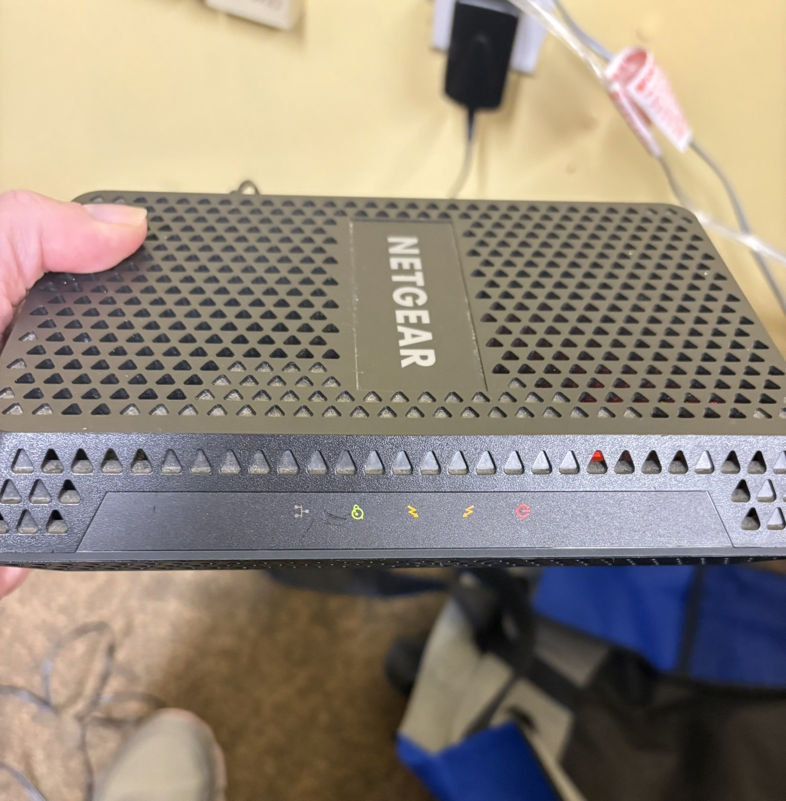 NETGEAR CM600 Cable Modem 960Mbps DOCSIS 3.0 with Power Supply – Tested