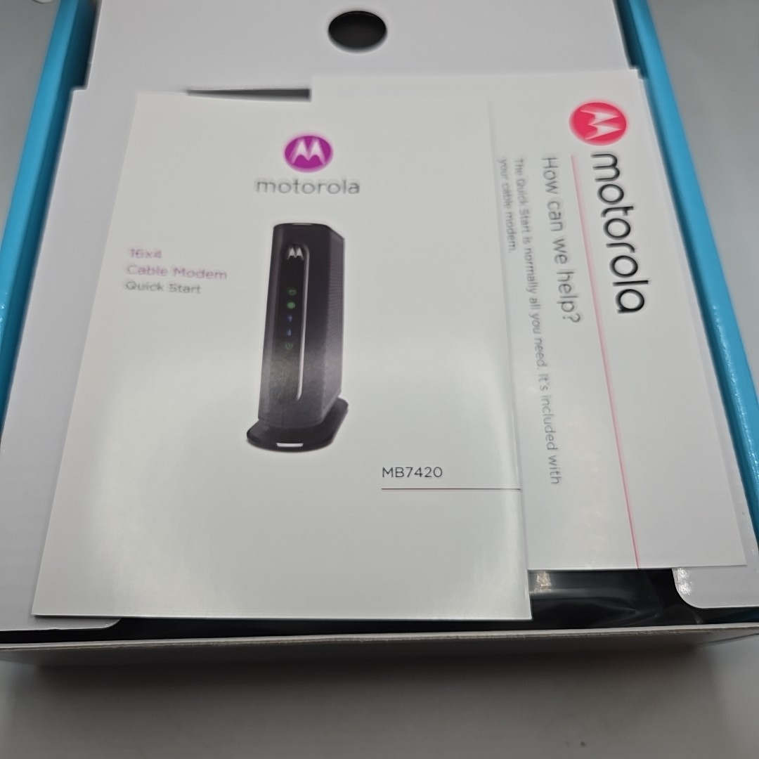 Motorola Cable Modem MB742010 686mbps DOCSIS 3.0 Open Box
