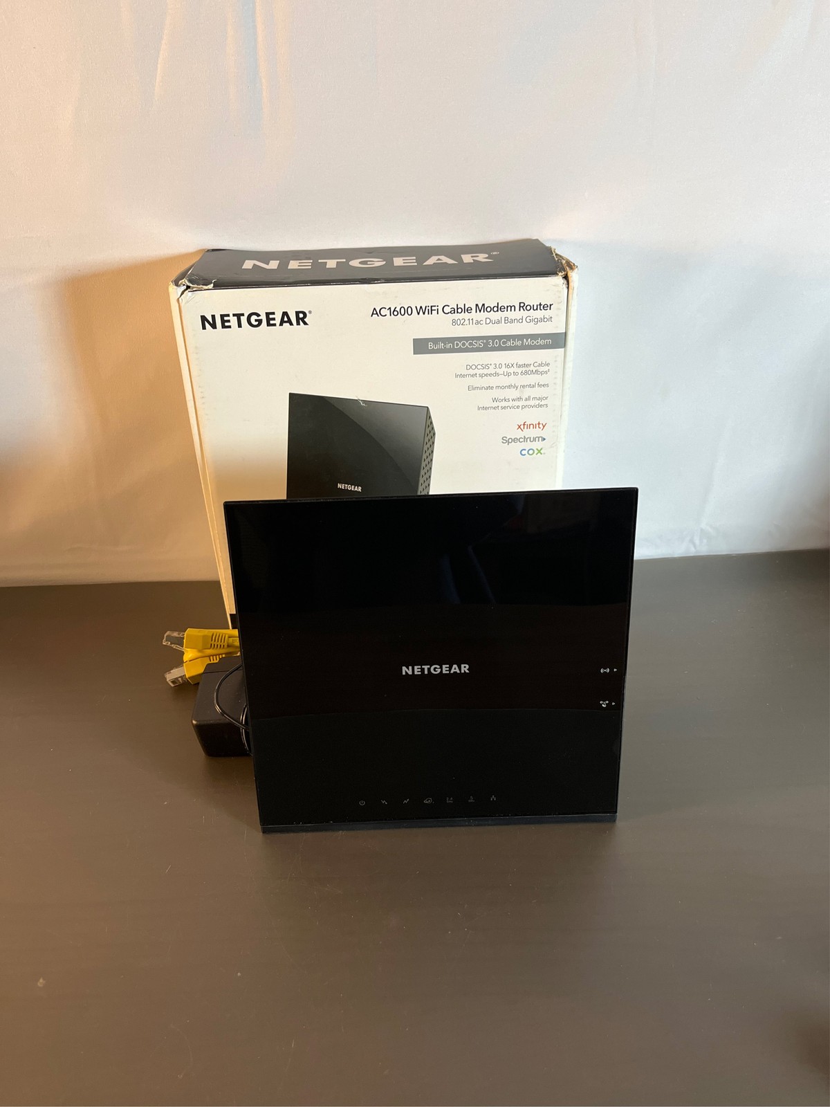 NETGEAR Cable Modem Wi-Fi Router Combo C6250 – Compatible with All Cable Provide