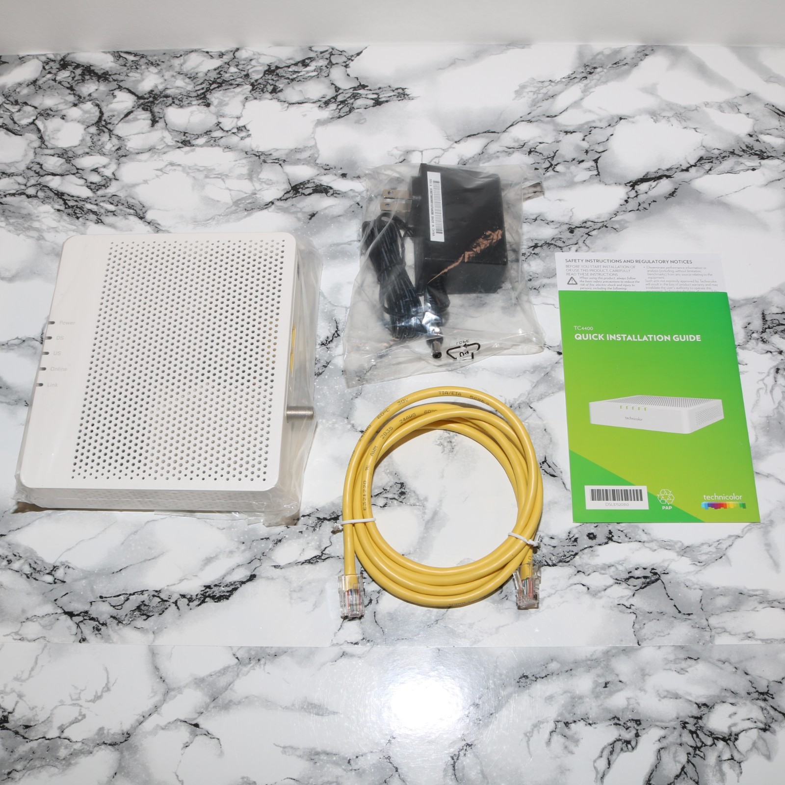 NEW – Technicolor TC4400-AM (DOCSIS 3.1) Ultra Broadband High Speed Cable Modem