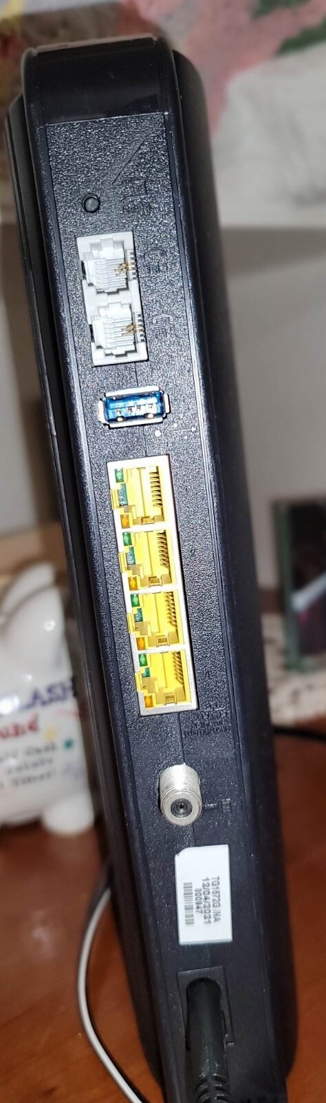 ARRIS TG1672G WiFi Modem Suddenlink 2.4GHz Touchstone Telephony Gateway w/voice