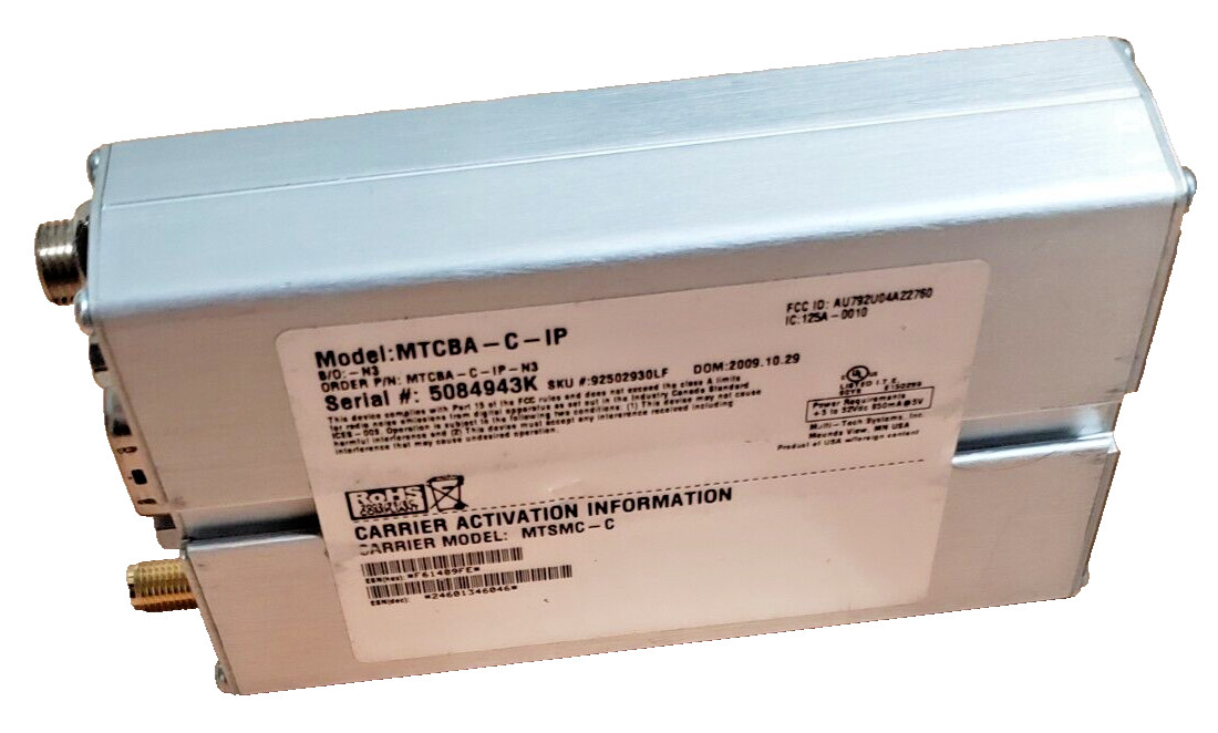 (QTY:1) MultiModem CDMA Wireless Model: MTCBA-C-IP MultiTech Systems MTCBACIP
