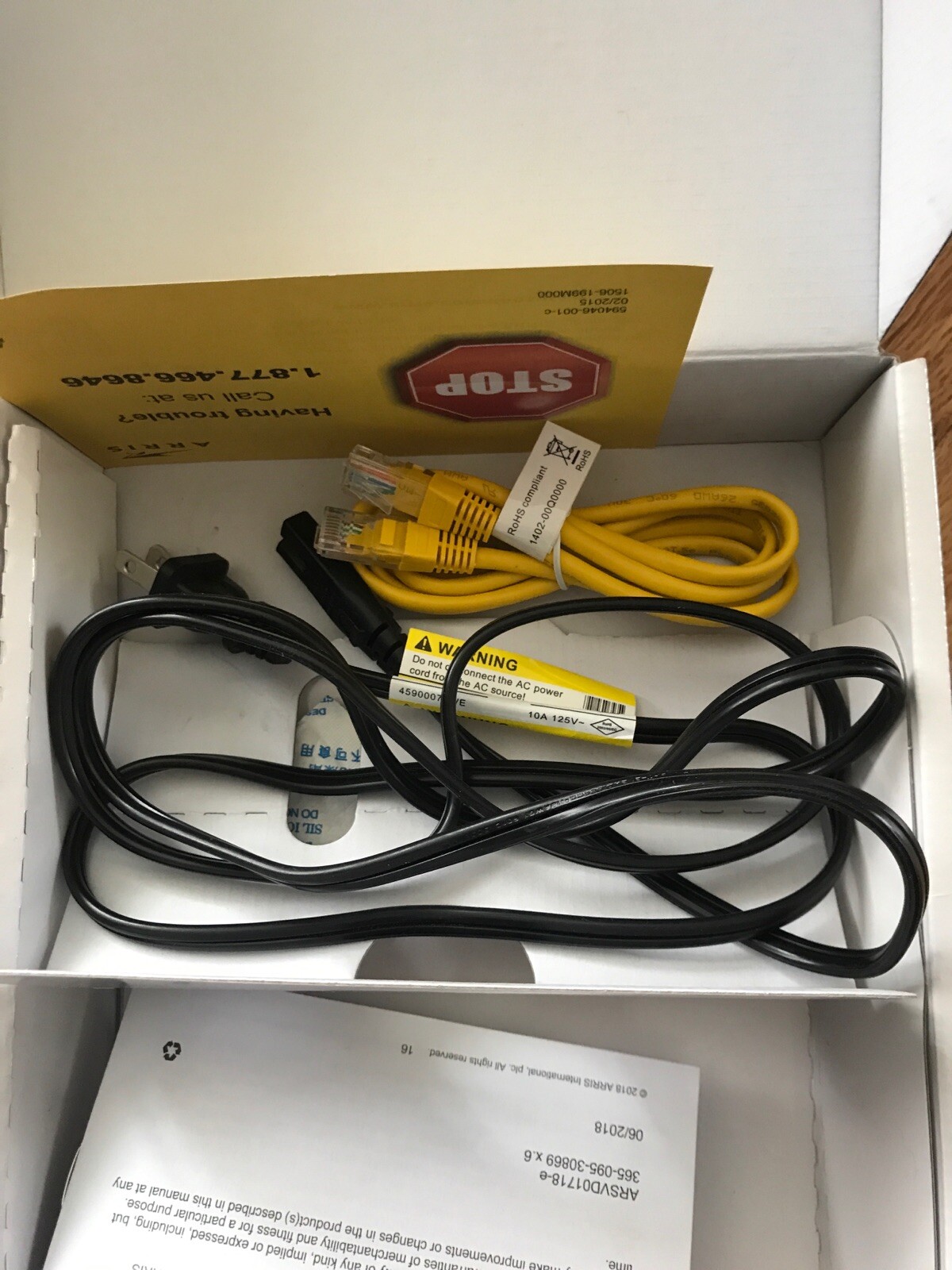 ARRIS Surfboard DOCSIS 3.0 Cable Modem for Xfinity Internet & Voice SBV2402 NEW
