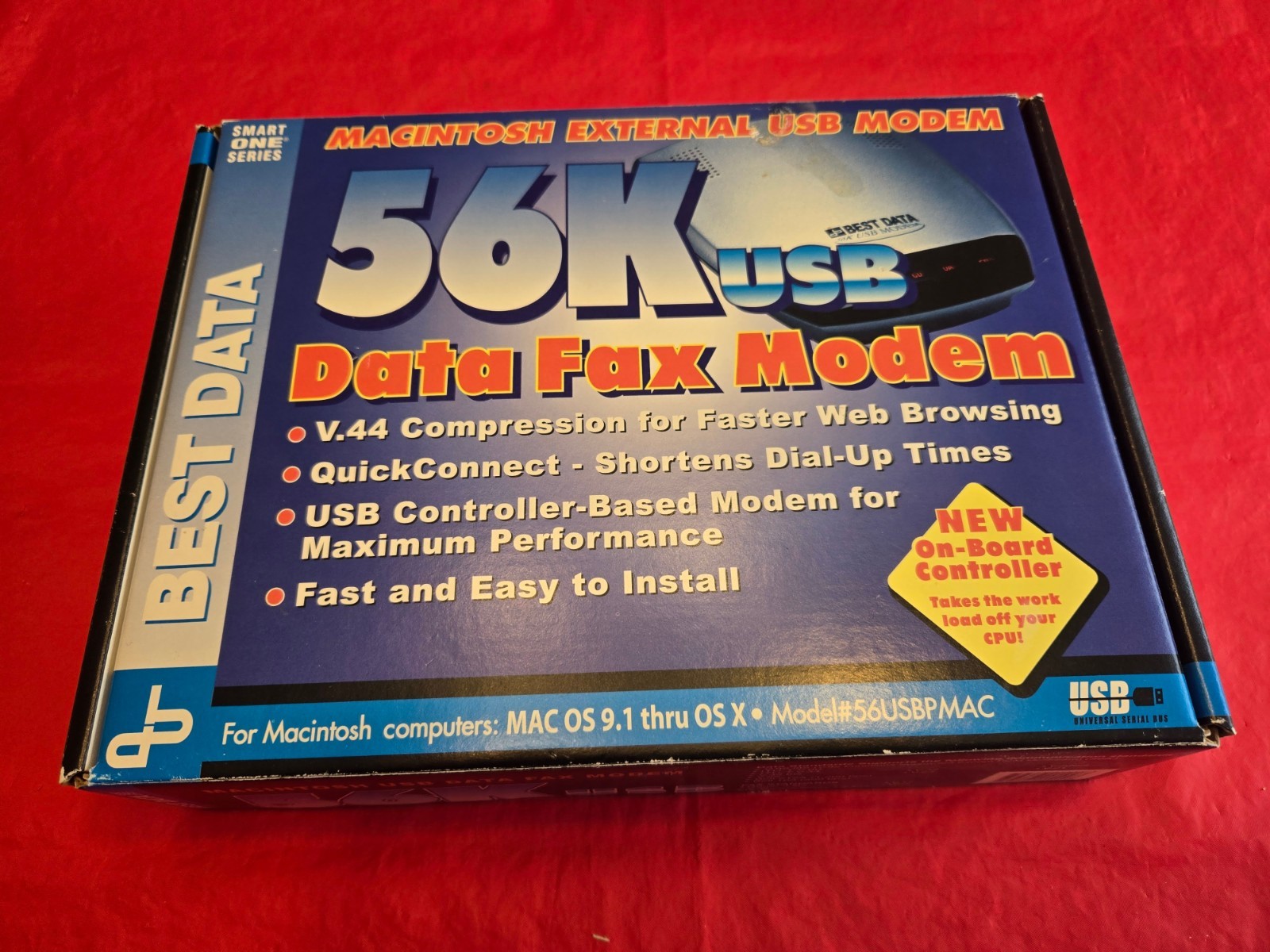 Best Data Macintosh External USB 56K Data/Fax Modem