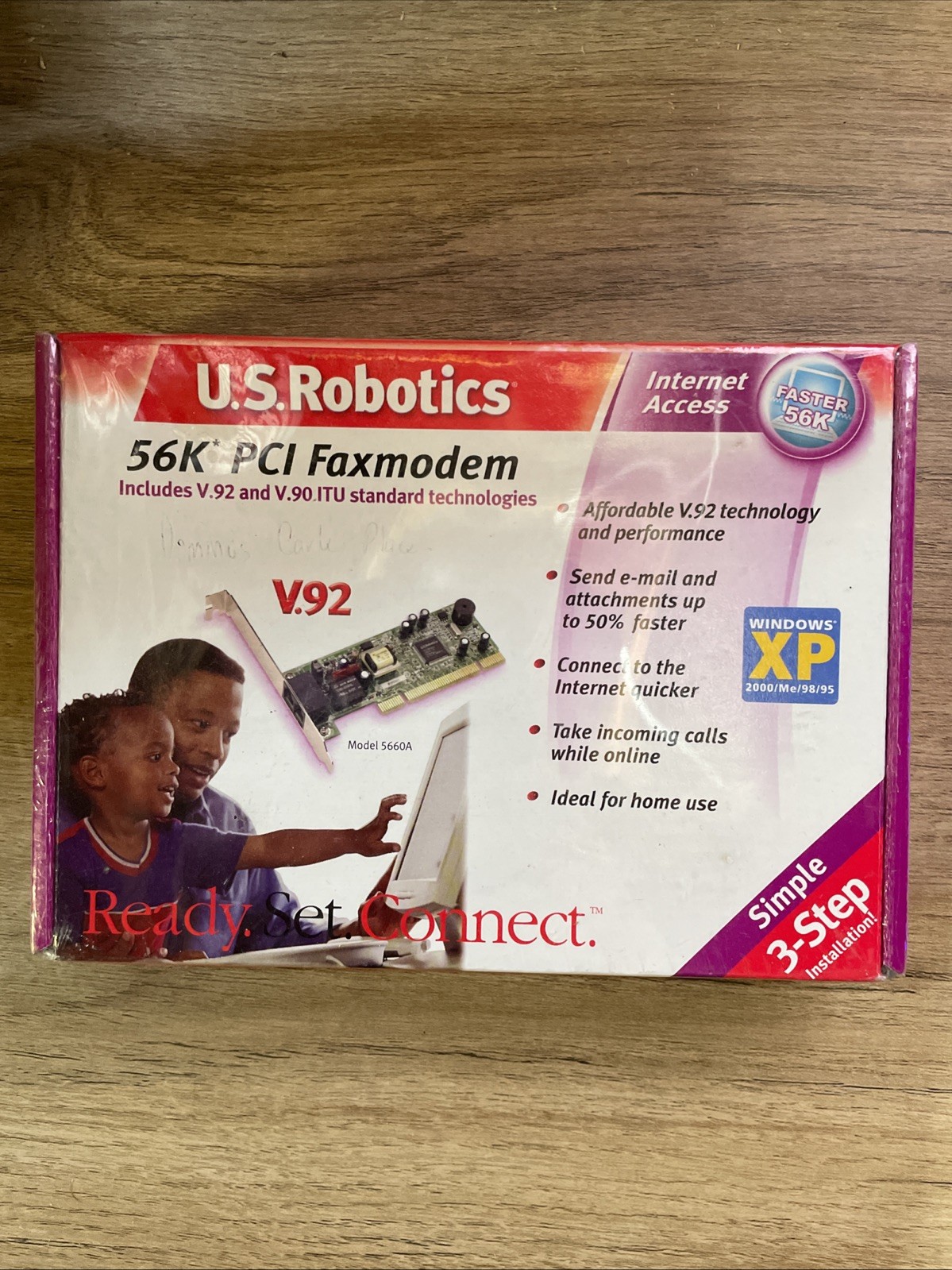 US Robotics V.92 V.90 56K ITU PCI Int Faxmodem Modem USR5660A