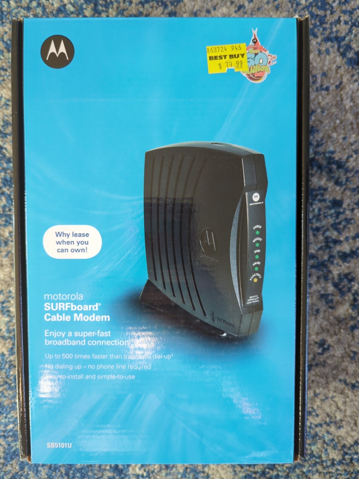 Motorola SURFboard SB5101U High Speed Cable Modem New Open Box