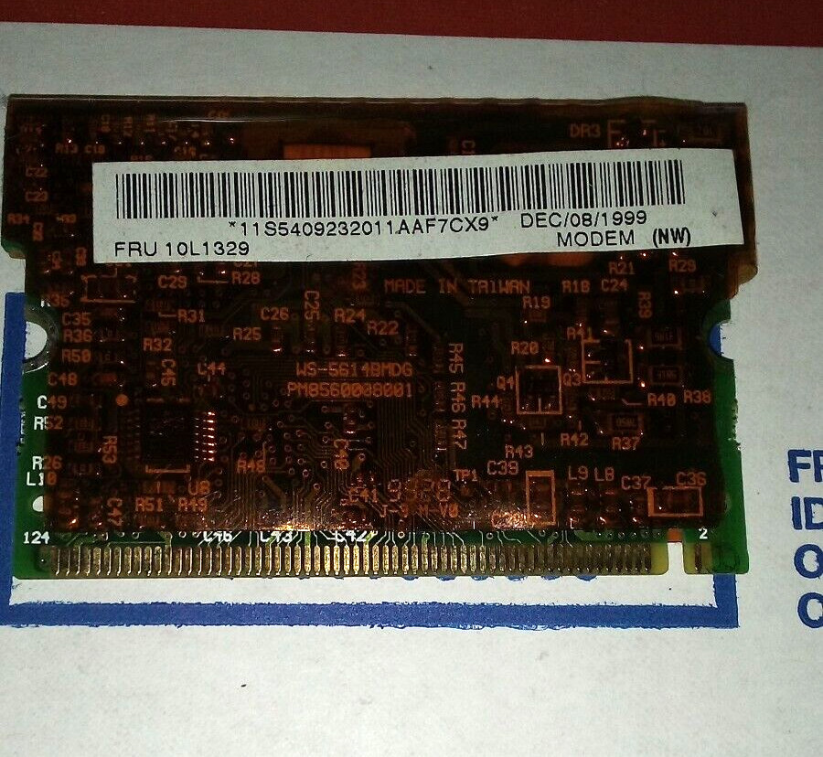 IBM THINKPAD 390X MODEM 10L1329 Working Pull