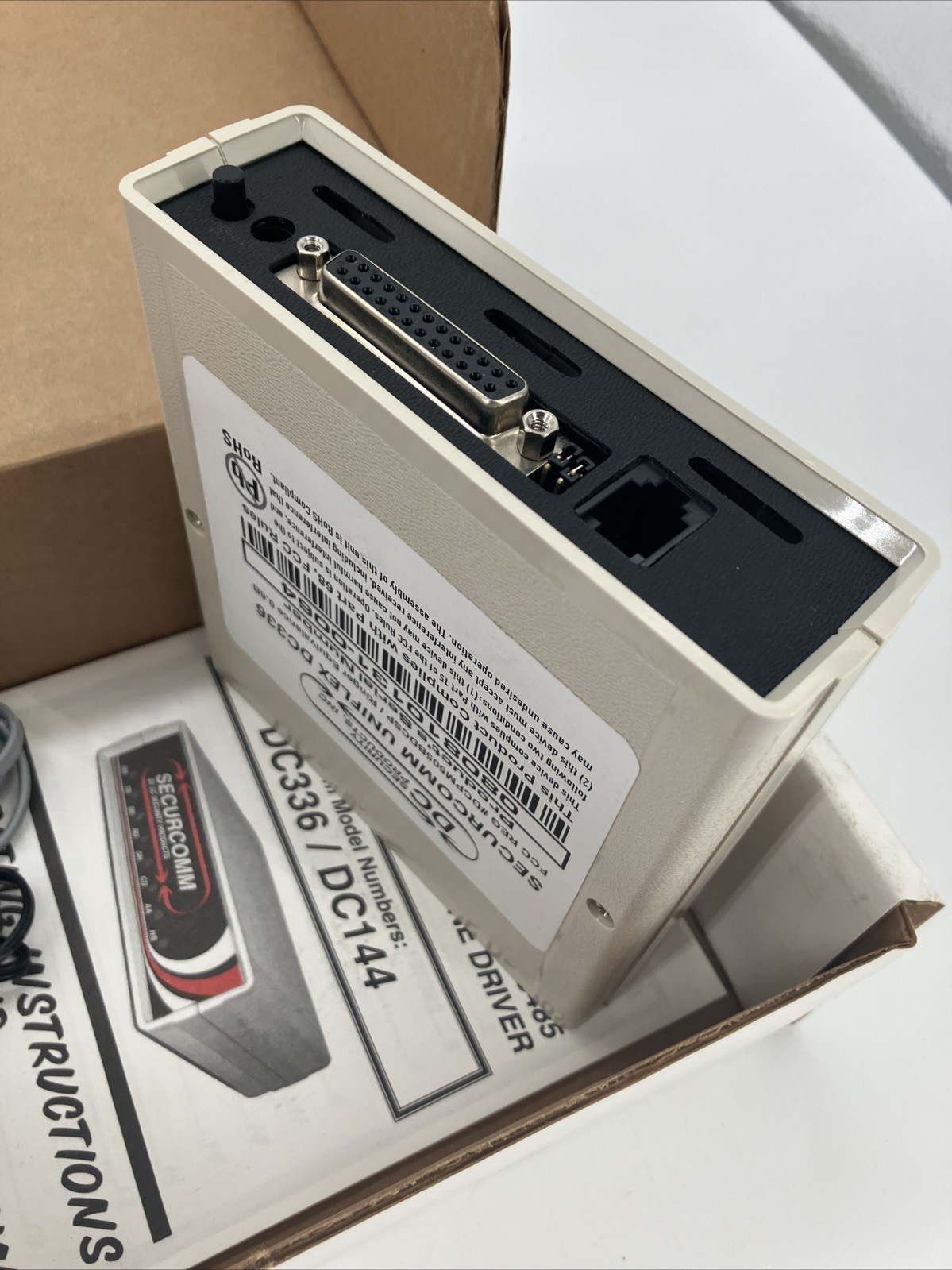 SECURCOMM BY DC SECURITY PRODUCTS UNIFLEX DC336 12VDC ISC DIAL-UP