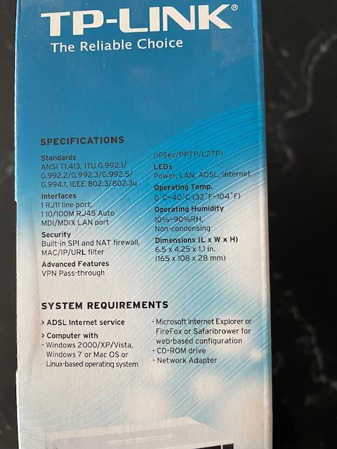 TP-Link TD-8816 in orignal box