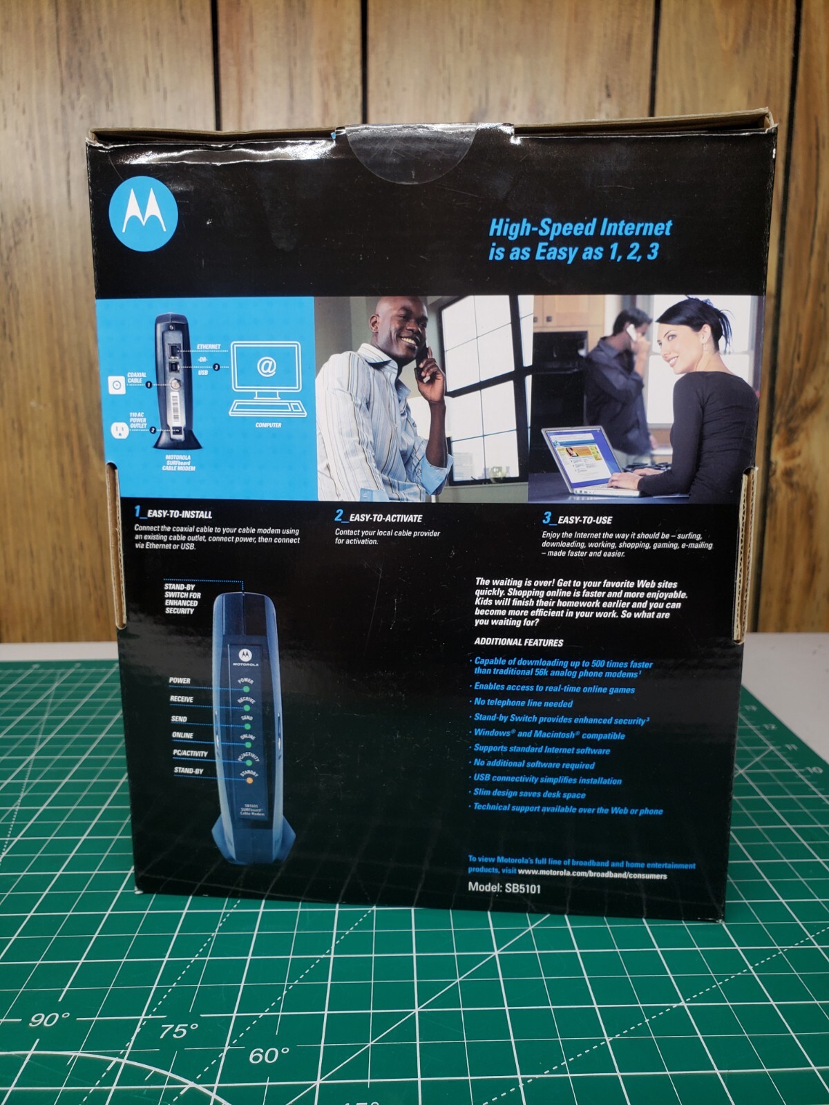 2pc Lot Motorola SB5101 DOCSIS 2.0 Cable Modems. Cables Included. Free Shipping