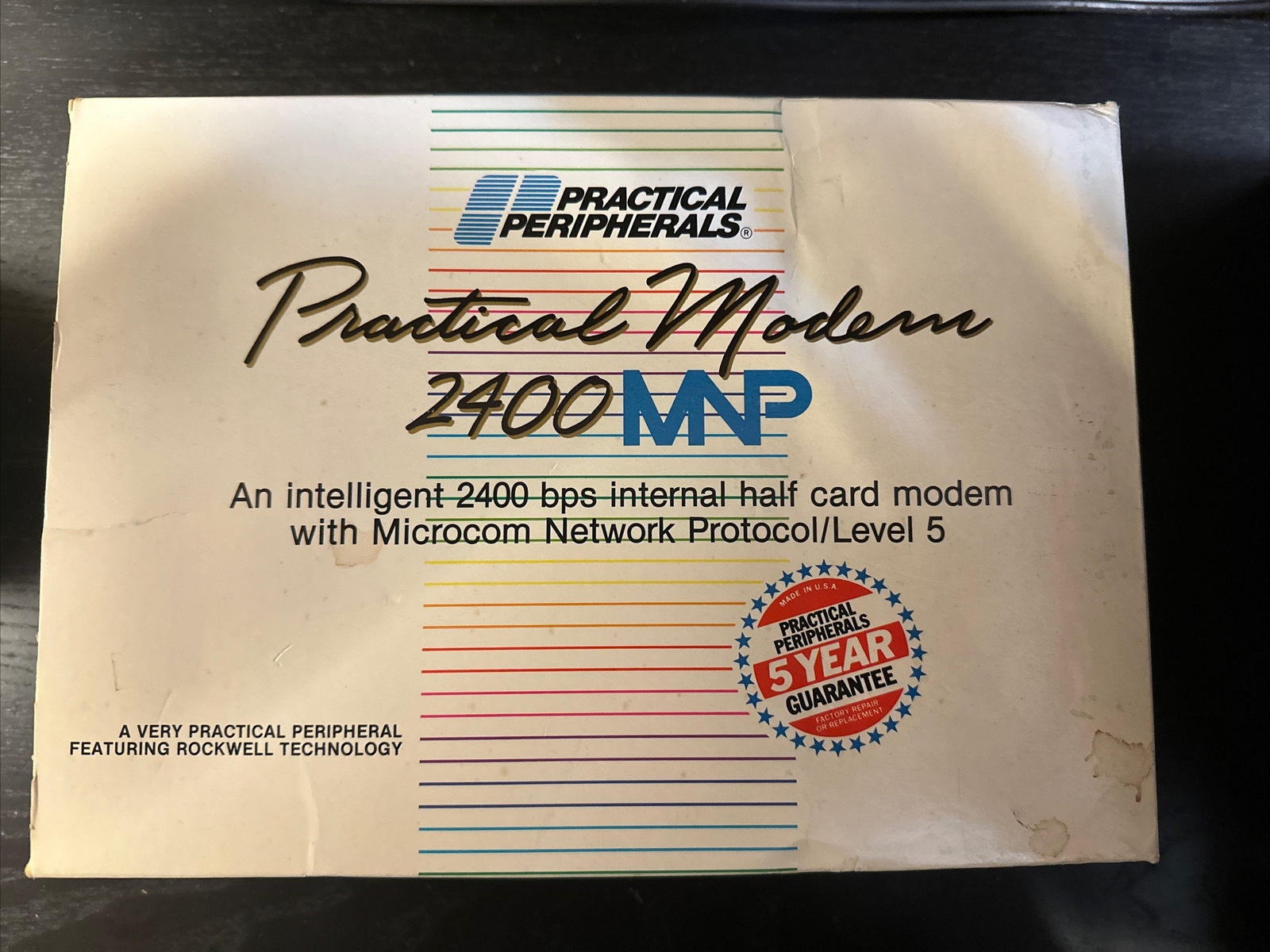 Practical Peripherals 2400 Practical Modem Internal Half Card Microcom Level 5