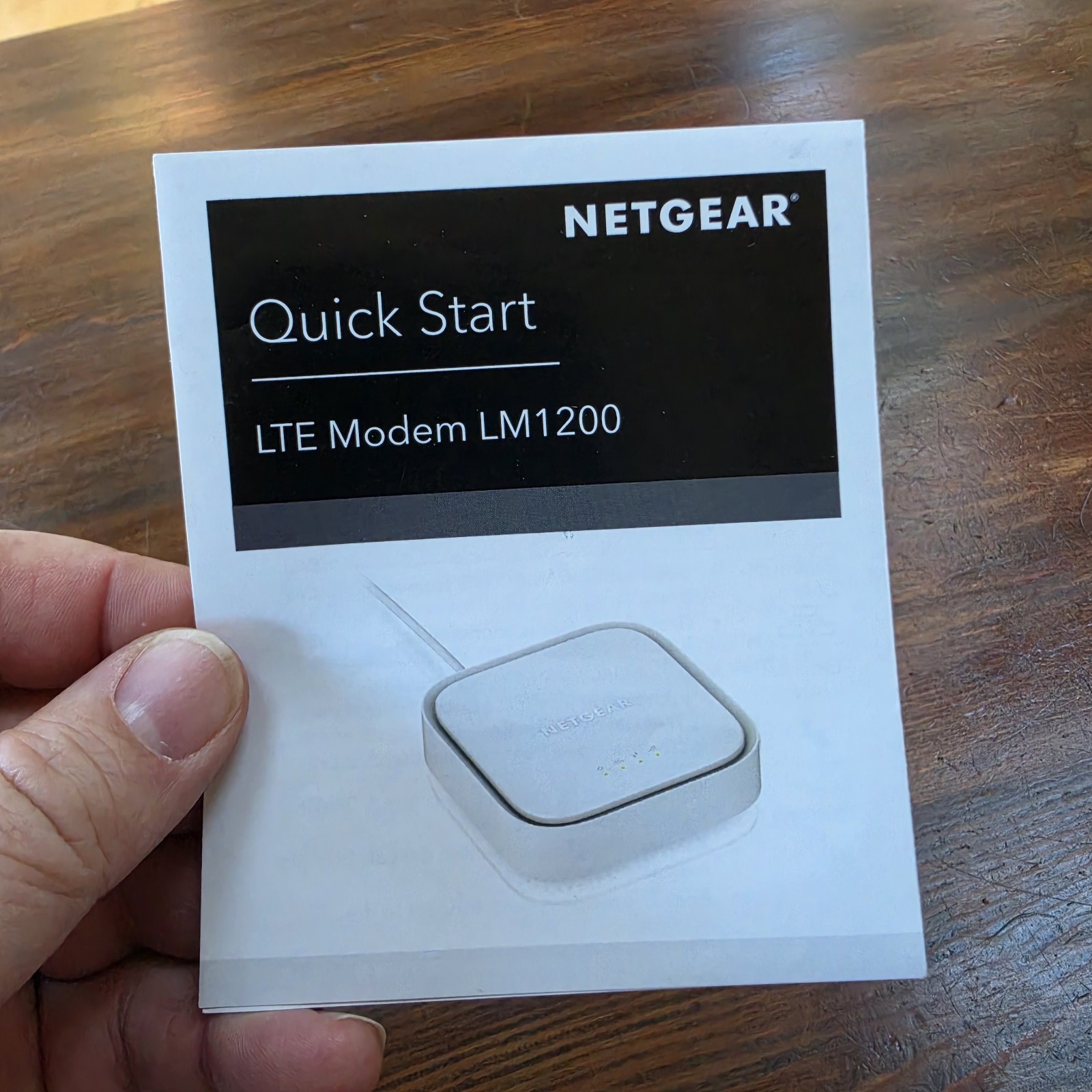 NETGEAR 4G LTE Broadband Modem LM1200 Complete In Box Fast And Reliable