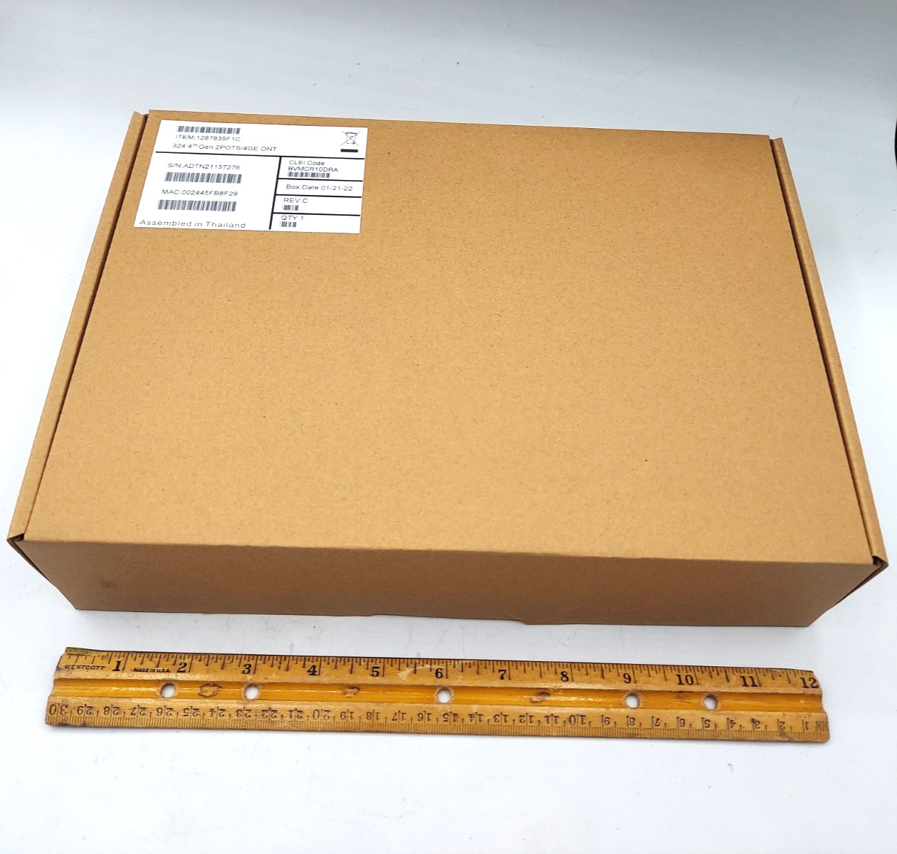 ADTRAN 324 4th Gen 2POTS 4GE ONT Fiber Network Terminal 1287835F1C *NEW*