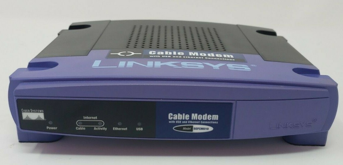 Cisco-Linksys BEFCMU10 Ethernet and USB Cable Modem – Ships Today!