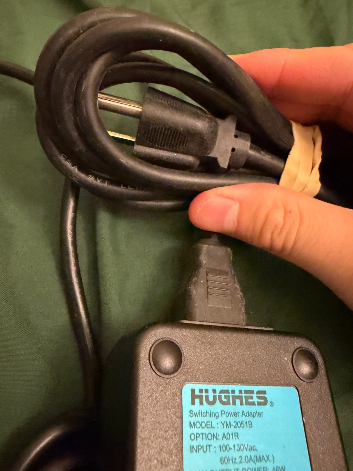 Hughes YM-2051B Satellite Power Adapter for HN1000/HN1100/HN9000