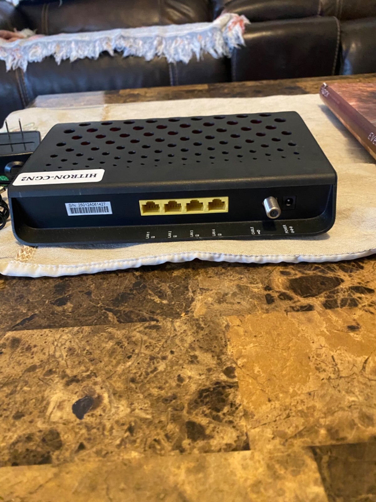Hitron Modem CGN2-ROG with POWER SUPPLY ONLY