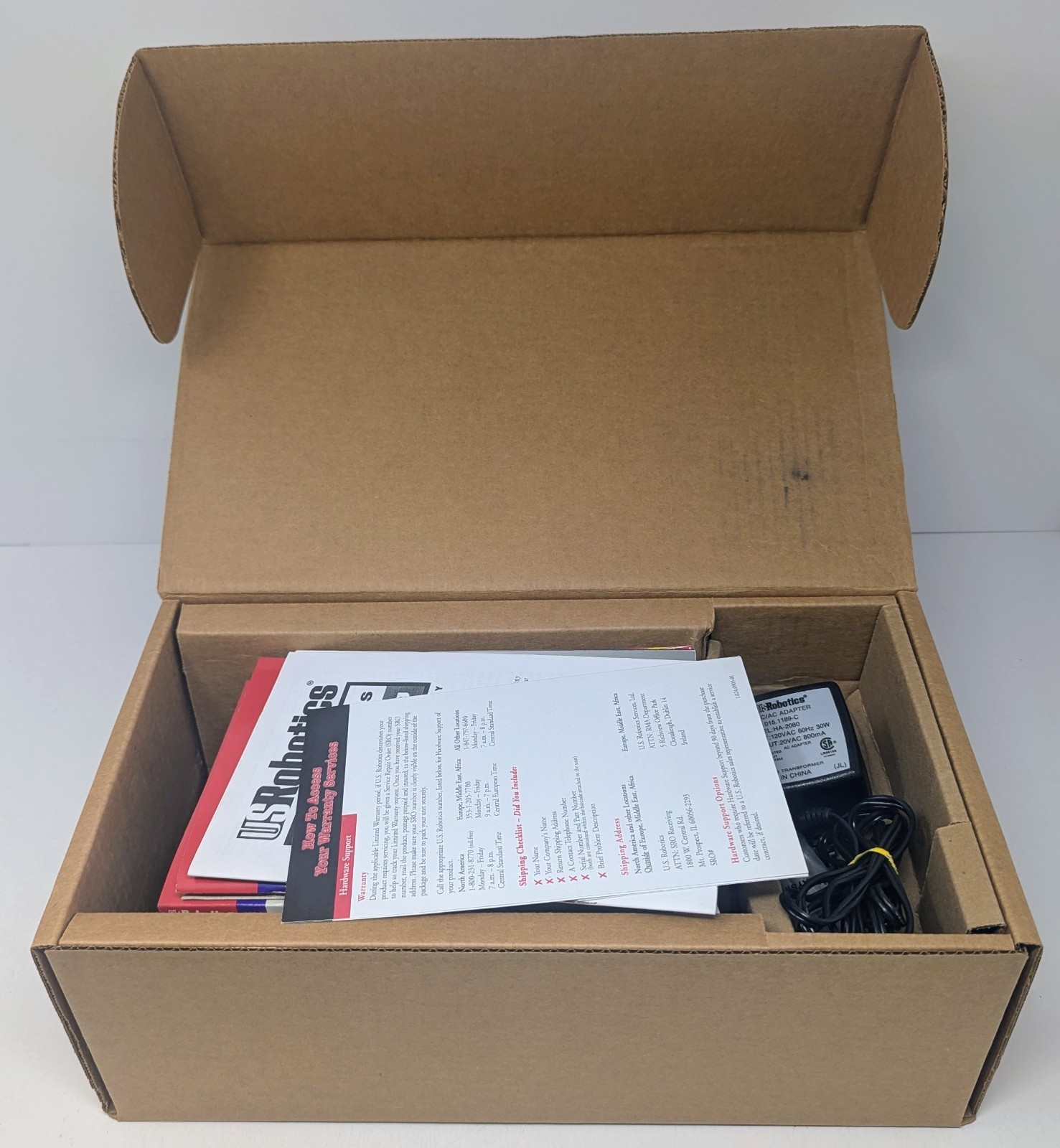 US Robotics Courier V Everything Modem 33.6 Kbps 2X Upgradable – New Open Box!