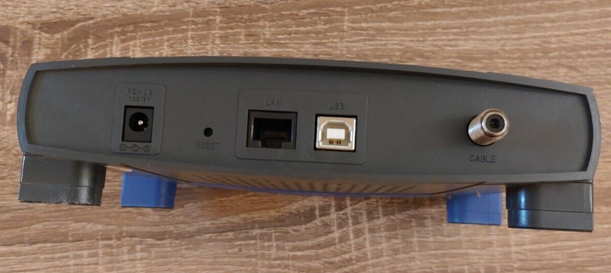 Cisco-Linksys Cable Modem and Linksys Cable / DSL Router With 4 Port Switch