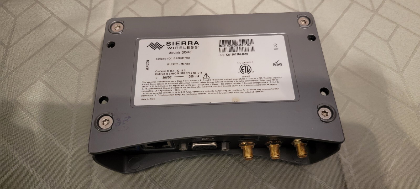 10x Sierra Wireless Airlink GX440, 4G LTE, Cellular Gateway Modem With Cords