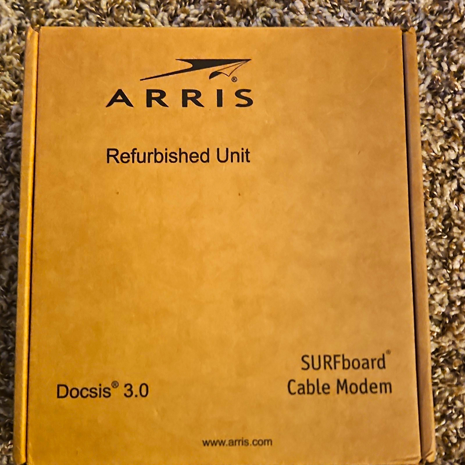 ARRIS SURFboard SB6183 DOCSIS 3.0 Cable Modem 686 Mbps w/ PSU & Ethernet Cable