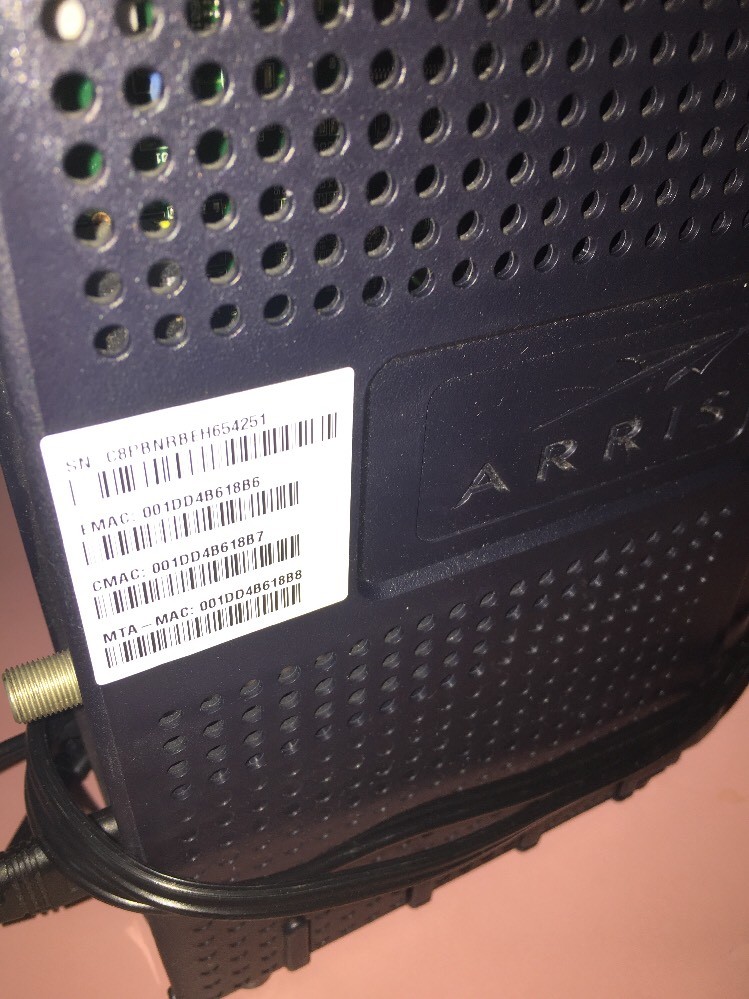 ARRIS TM604G/CT Comcast Cable Telephony Modem VOIP Touchstone TM04AHDG6CT-SHIP24