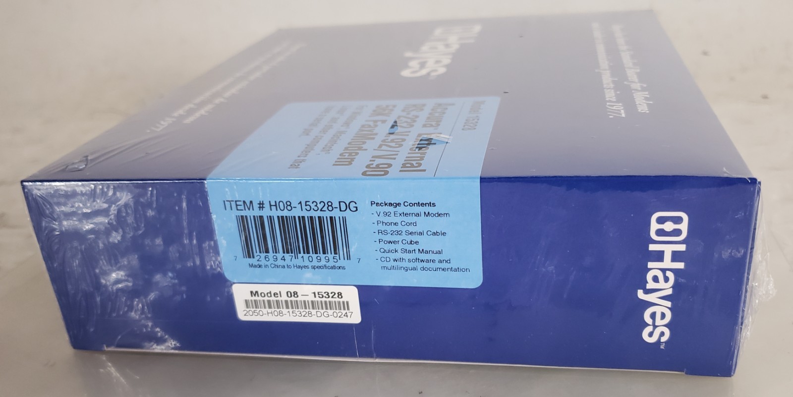Hayes 15328 Accura External RS-232 V.92/V.90 56K FaxModem NEW *SEALED*