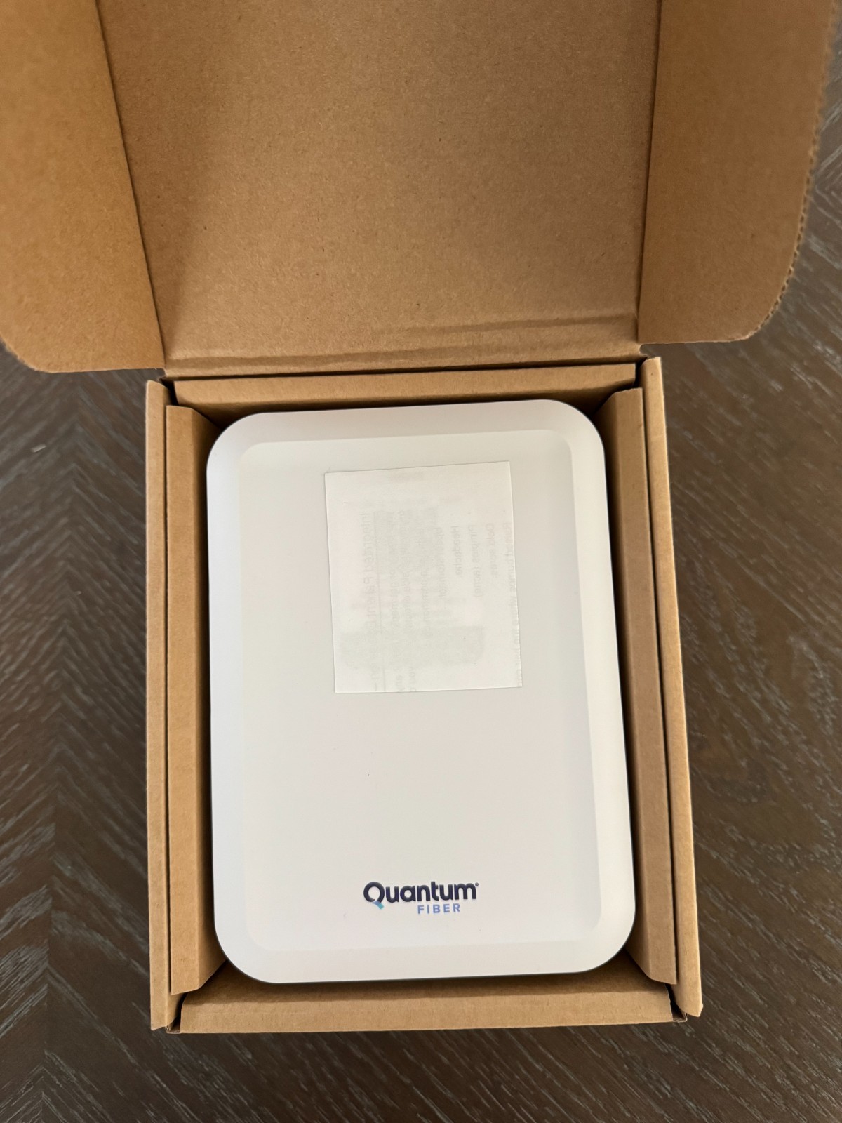 Combined fiber modem and ONT (Optical Network Terminal, Quantum C5500XK