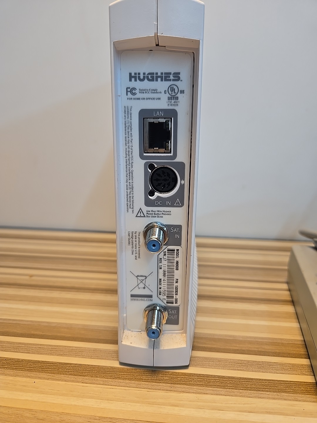 Hughes HN9000 High-Performance Broadband Satellite Modem with Power Supply