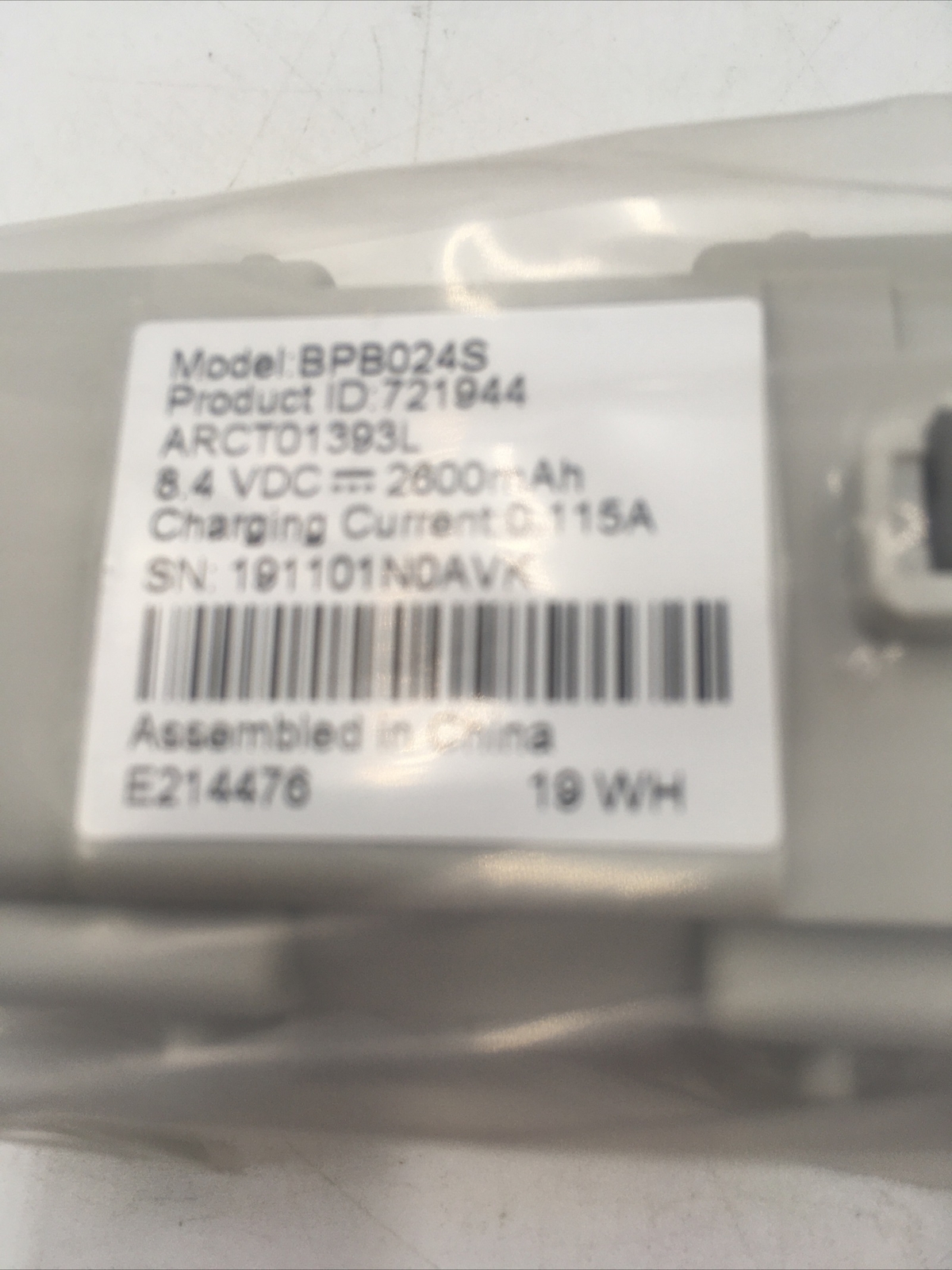 Lot of 5 New OEM Arris Cable Modem Backup Battery BPB024S 8.4VDC TM602G