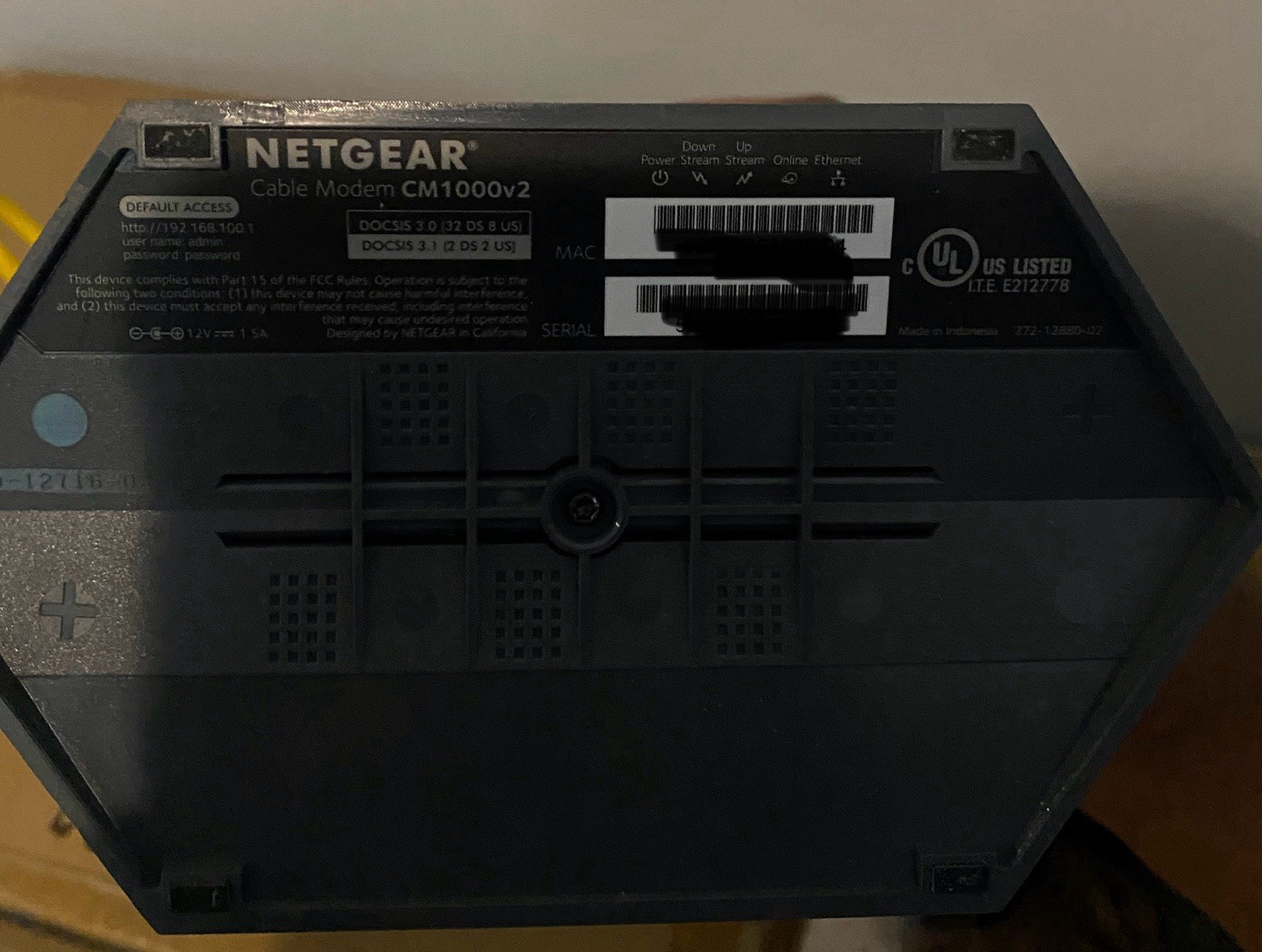 NETGEAR – Nighthawk DOCSIS 3.1 Cable Modem – Black
