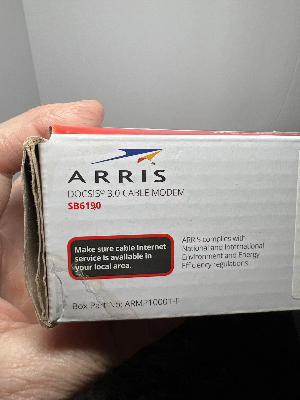 ARRIS SURFboard SB6190 DOCSIS 3.0 32 x 8 Gigabit Cable Modem 1 Gbps New In Box