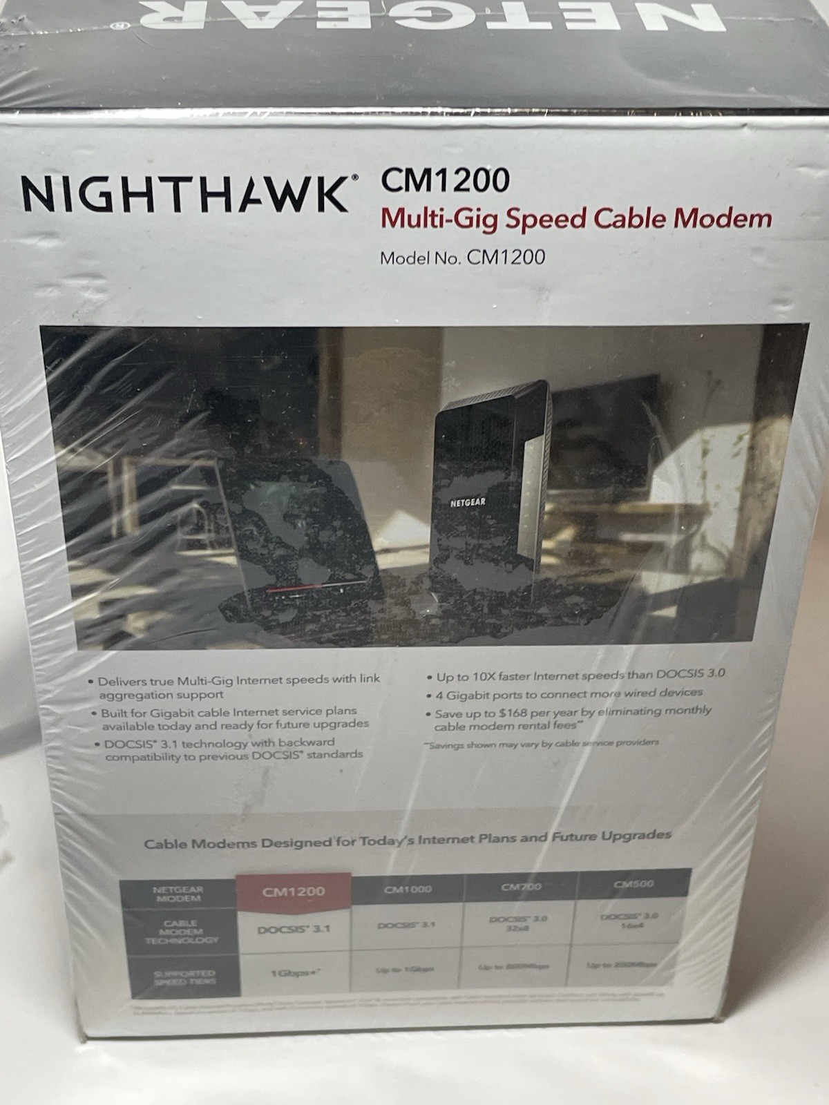 NETGEAR Nighthawk CM1200 DOCSIS 3.1 Multi-Gig Cable Modem New Sealed