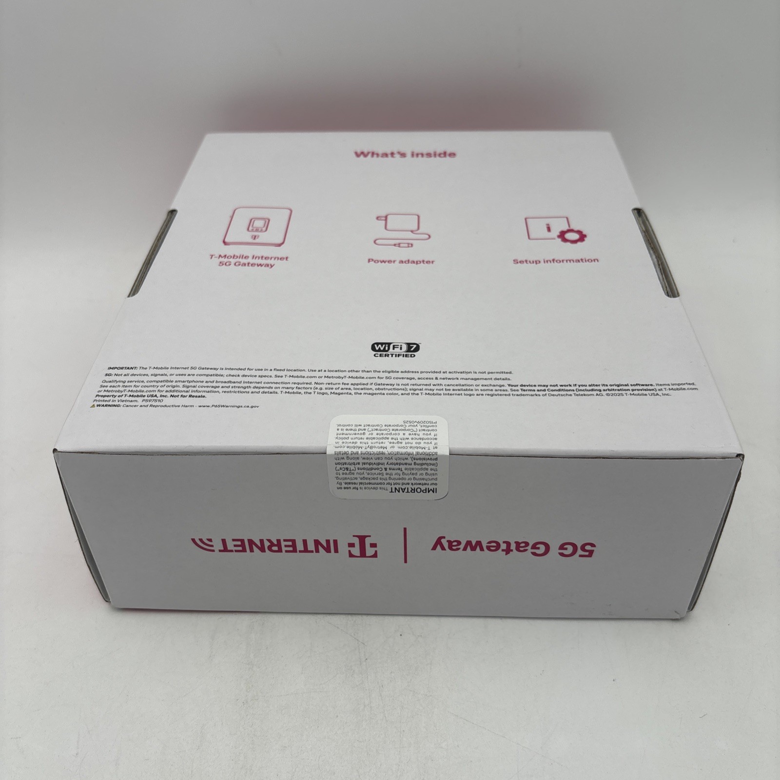 T-Mobile Gateway 5G – G5AR-1 Kit – White – – NEW In Box Free Shipping