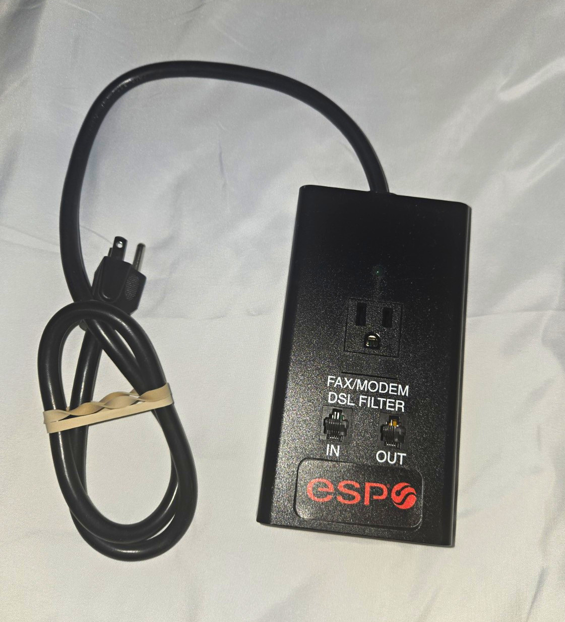 ESP MFP-1 DSL Filter for Fax/Modem, 10/100/1000 Ethernet, 2 RJ-45 Ports