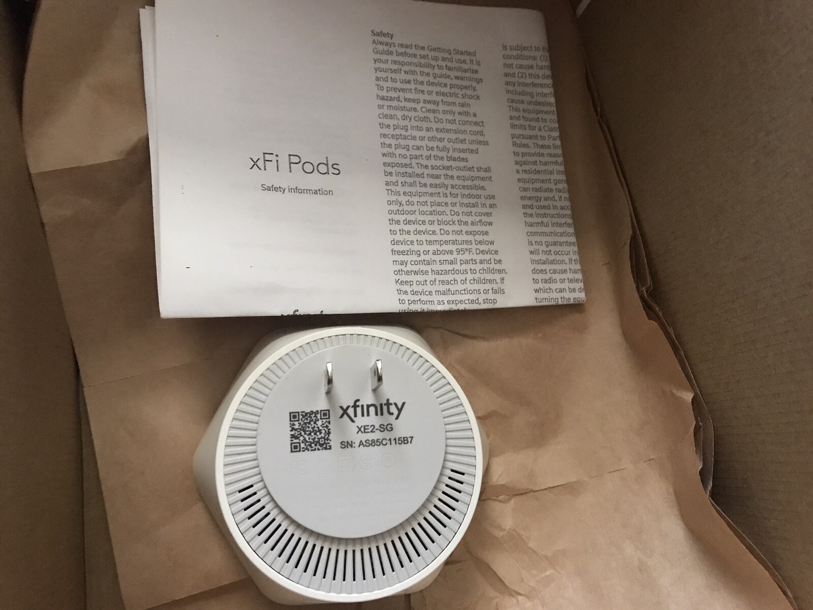 Xfinity 2nd Gen XE2-SG – 1 Pod Only
