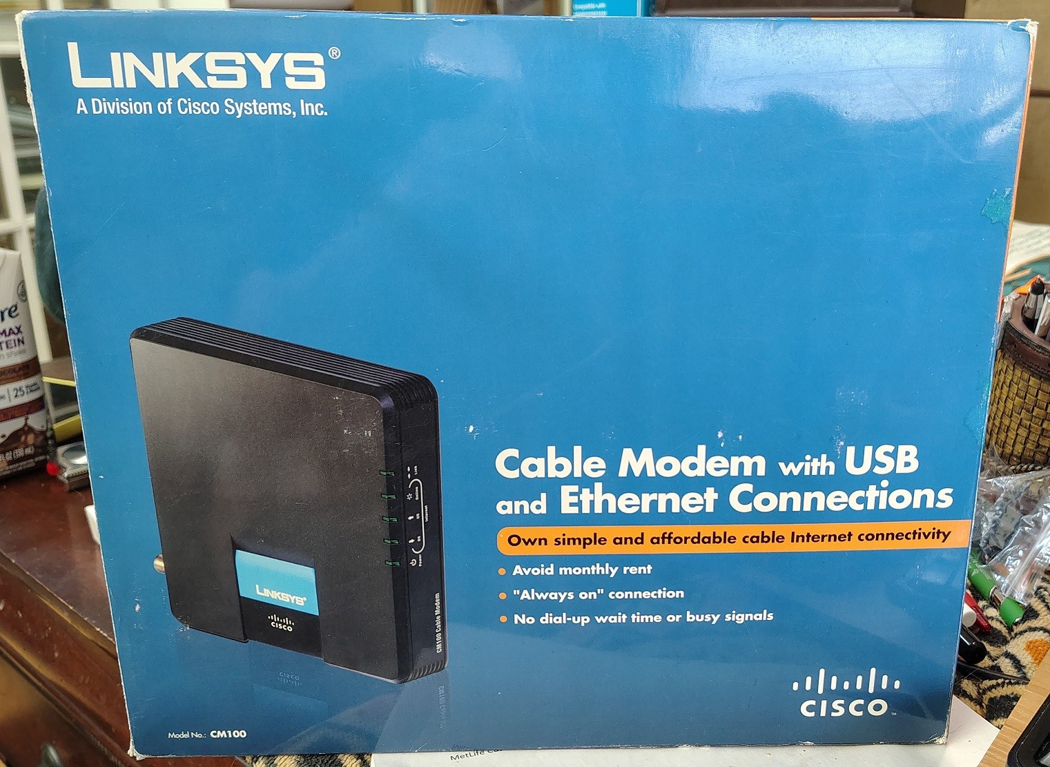 Linksys CM100 100 Mbps Cable Modem (Open Box)